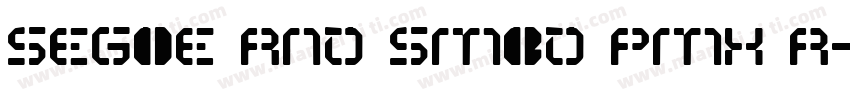 Segoe Rnd Smbd PMX R字体转换